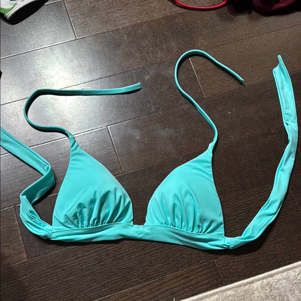 Aqua Triangle Bikini Top